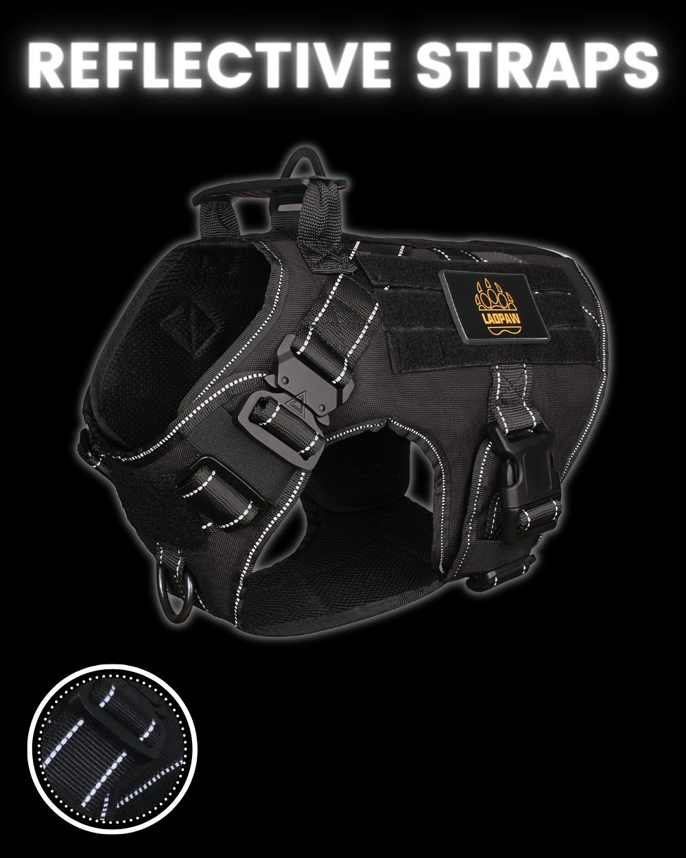 LAOPAW TACTICAL DOG HARNESS