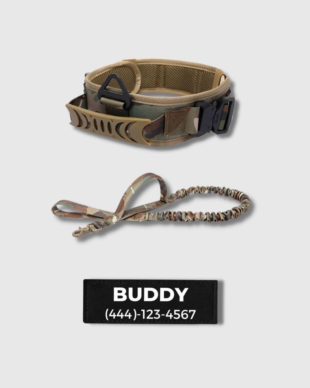 LaoPaw Durable Tactical Dog Collar with Metal Buckle and Handle Design –  LAOPAW