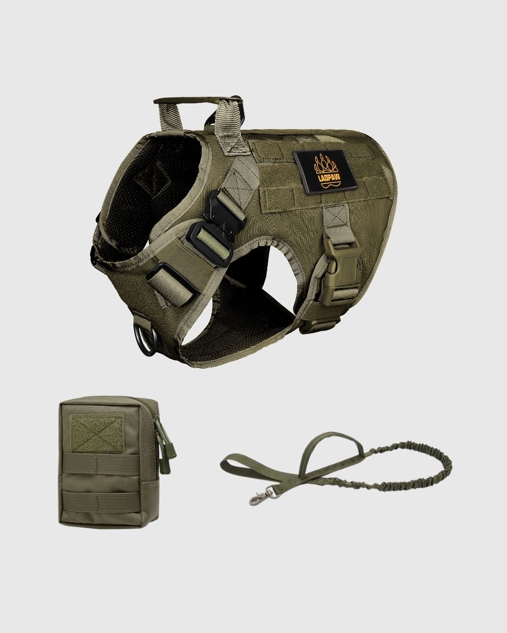 The Best Tctical No Pull Dog Harness with Pouch & Leash 2023